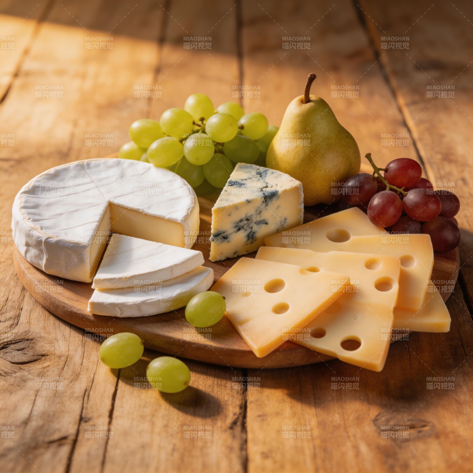 奶酪水果拼盘图片