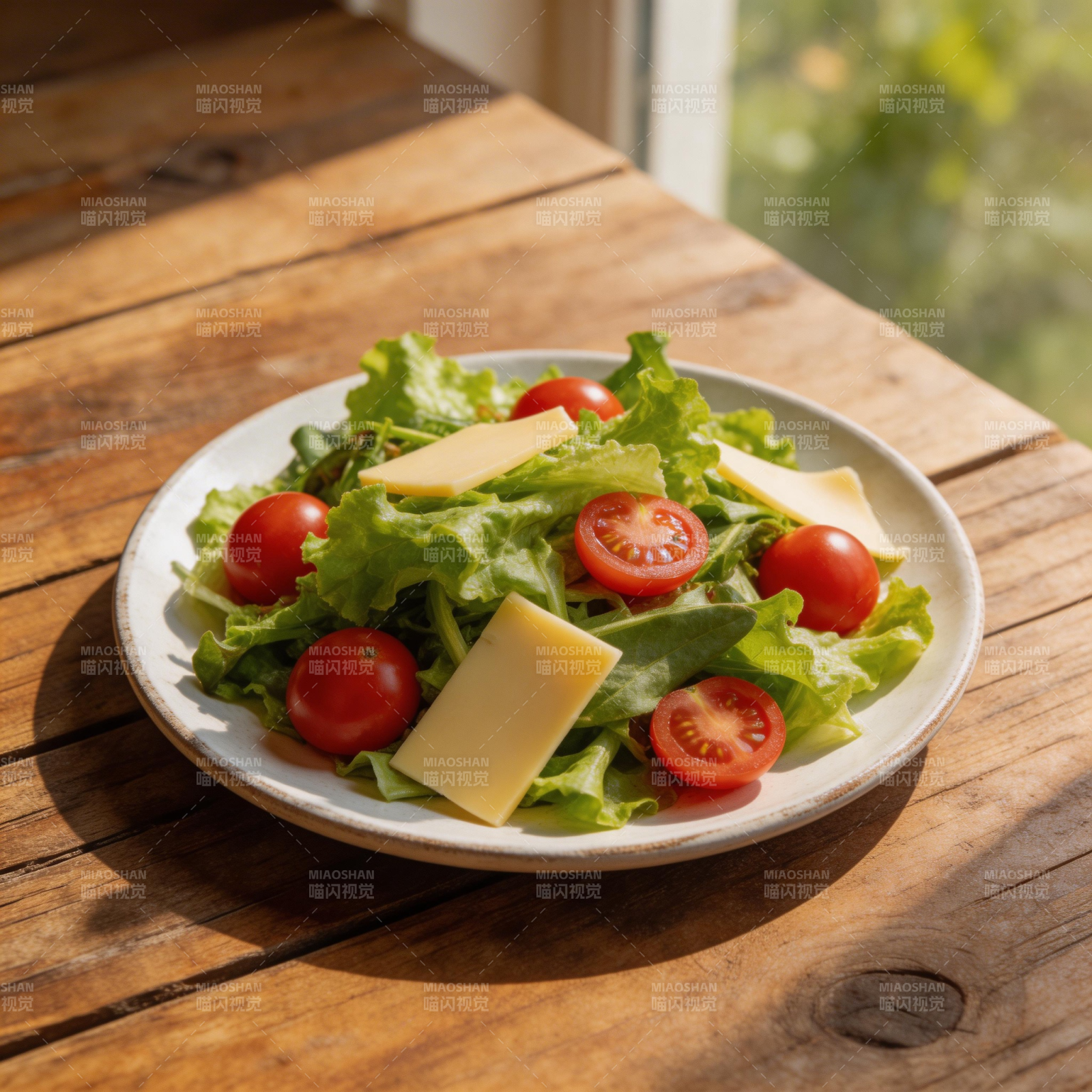 清新沙拉 美味可口图片