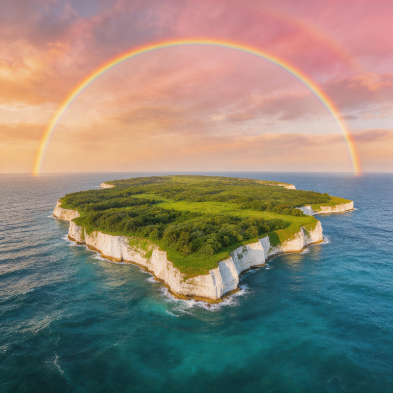 彩虹岛奇景图片