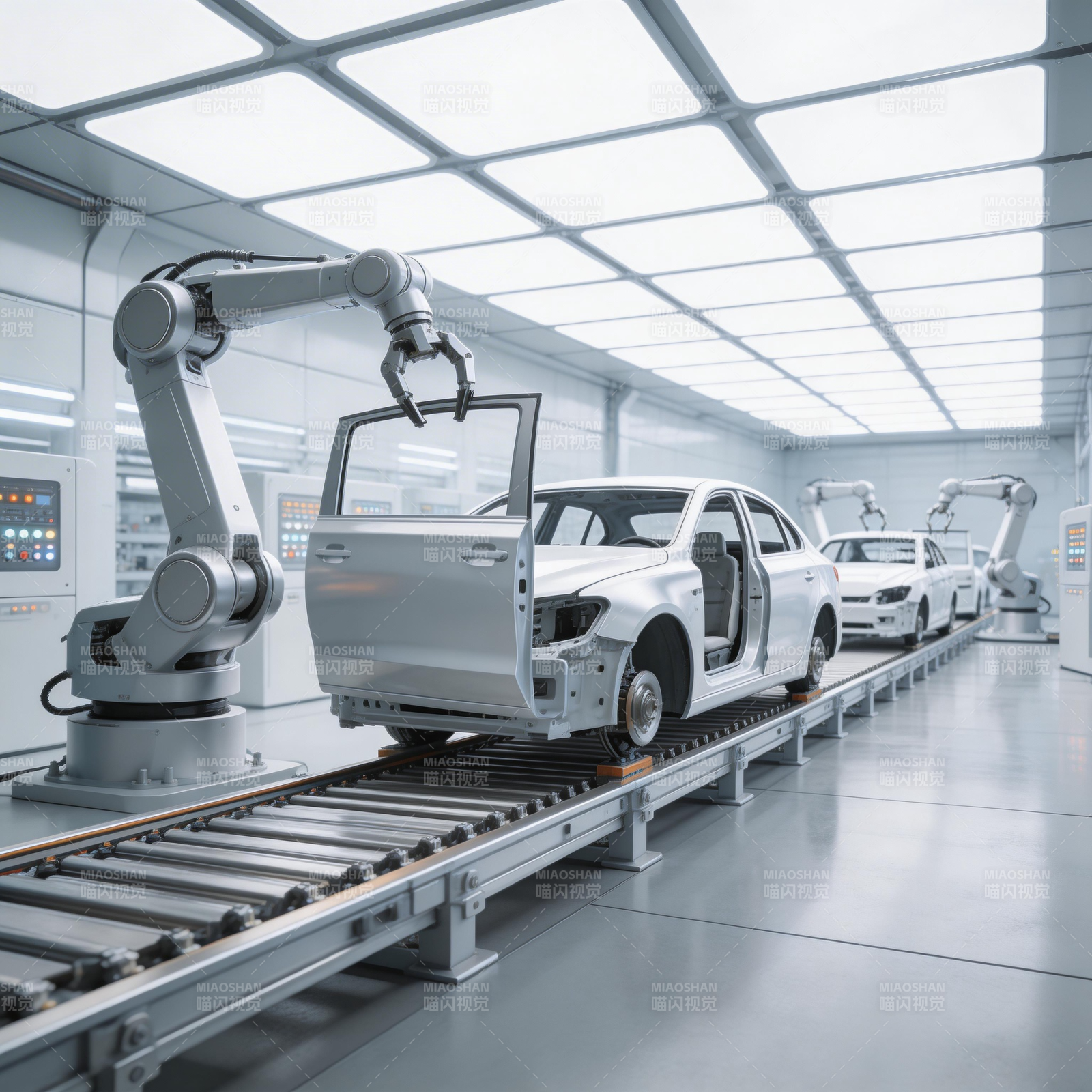 智能汽车生产线图片