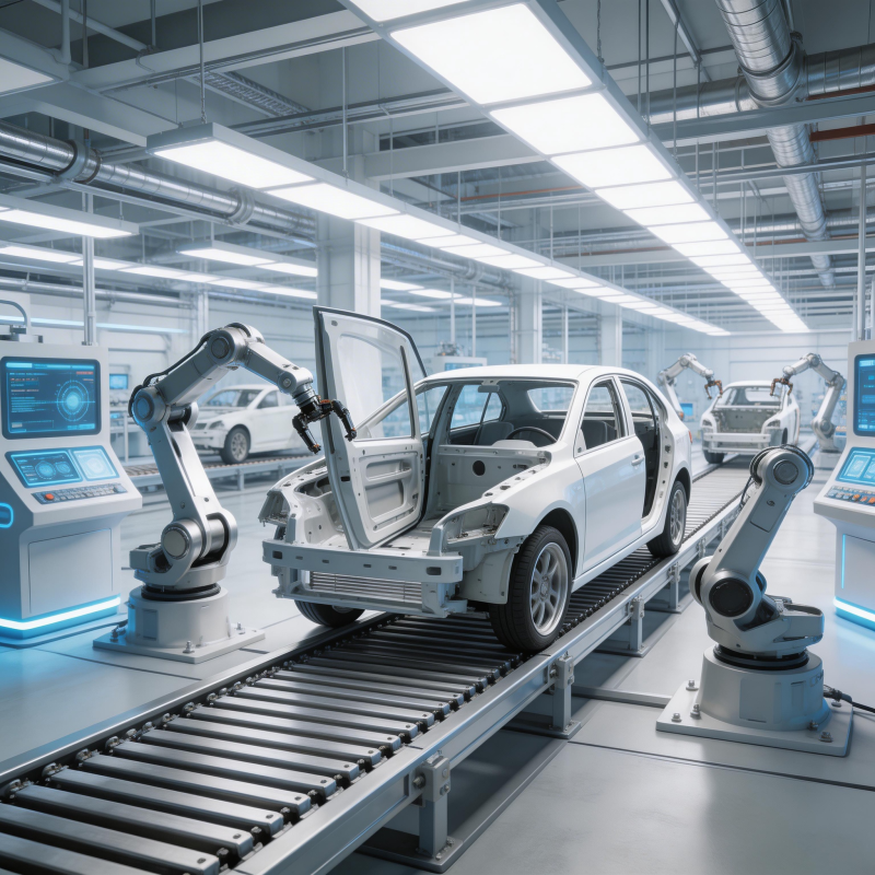 智能汽车生产线图片