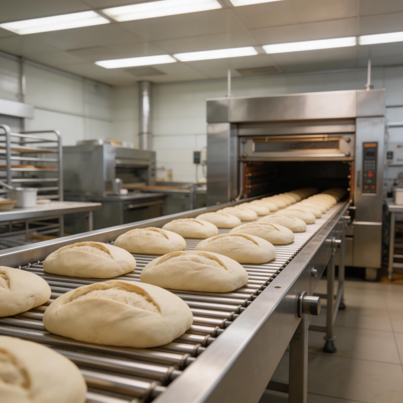 面包生产线图片
