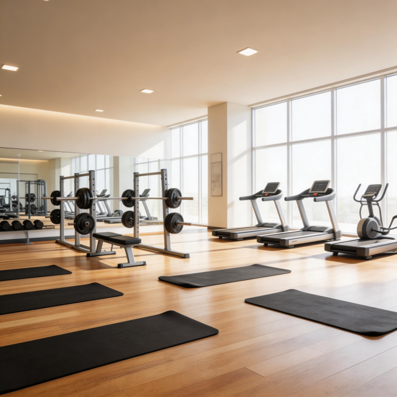 现代健身房内部图片