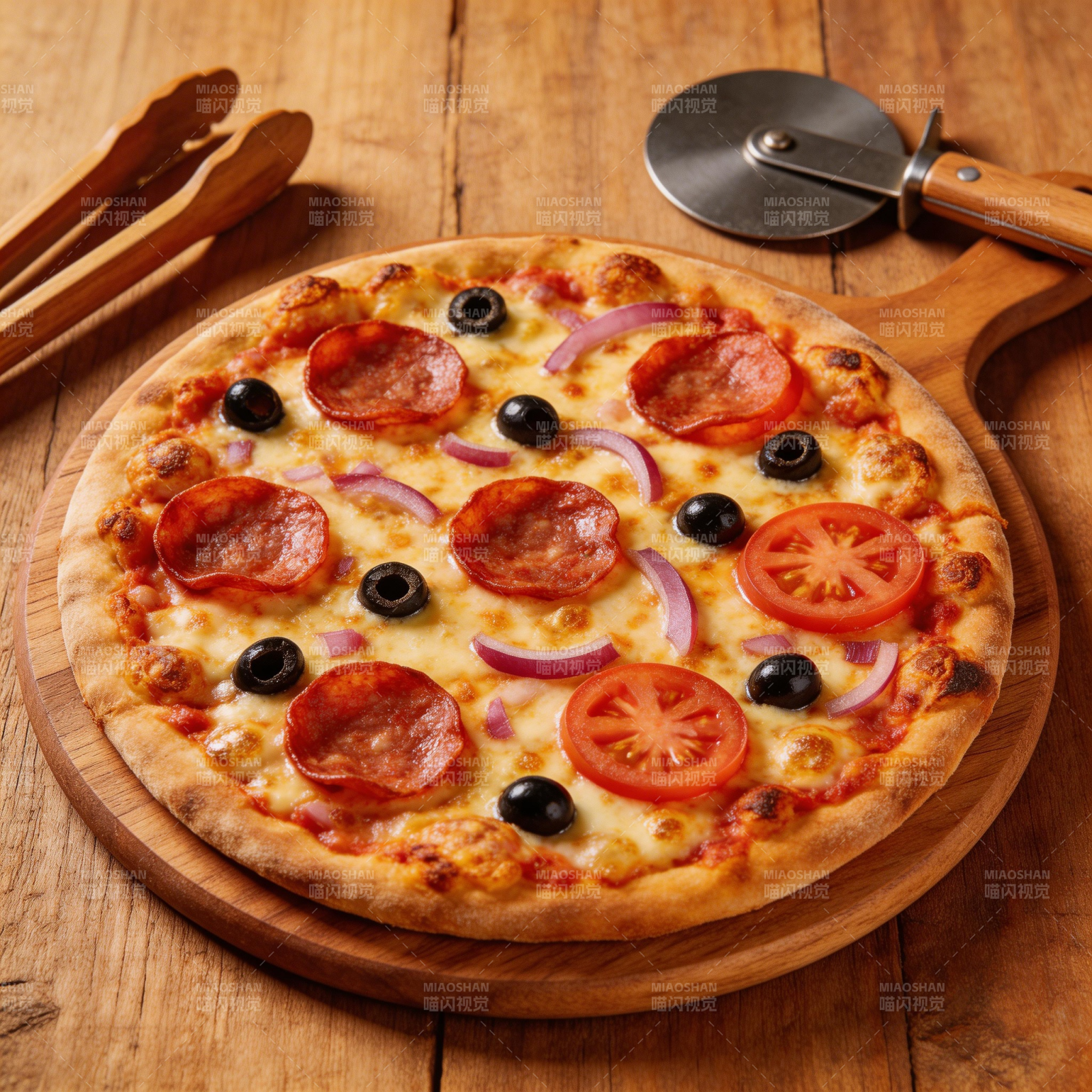 美味披萨 诱人出炉图片