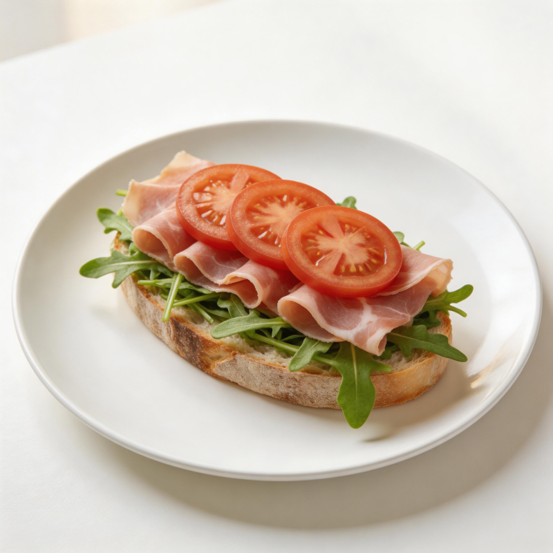 火腿番茄三明治图片