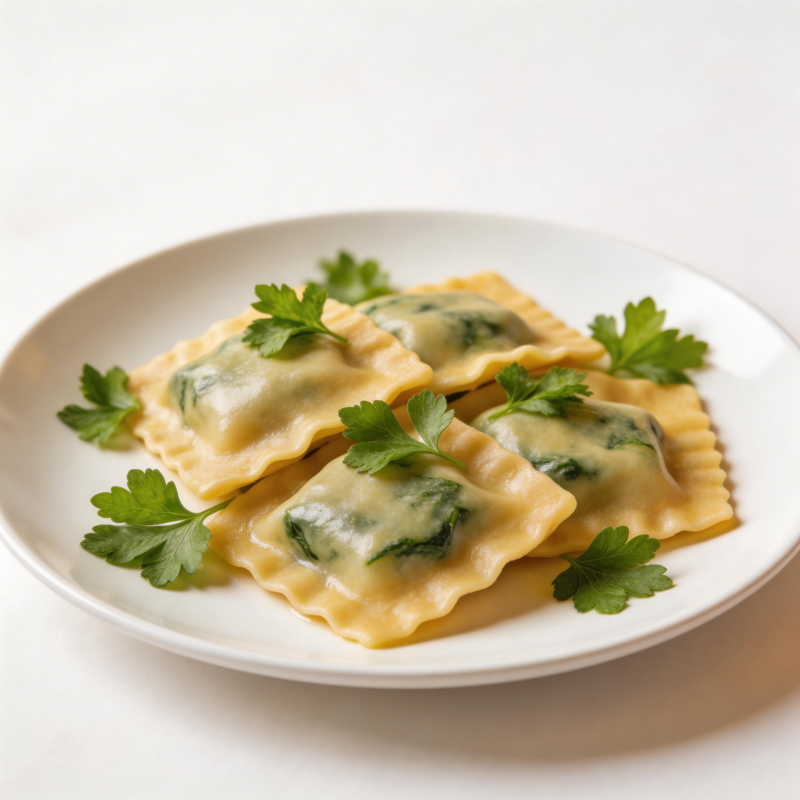 菠菜芝士饺子图片