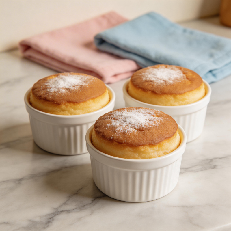 香草舒芙蕾图片