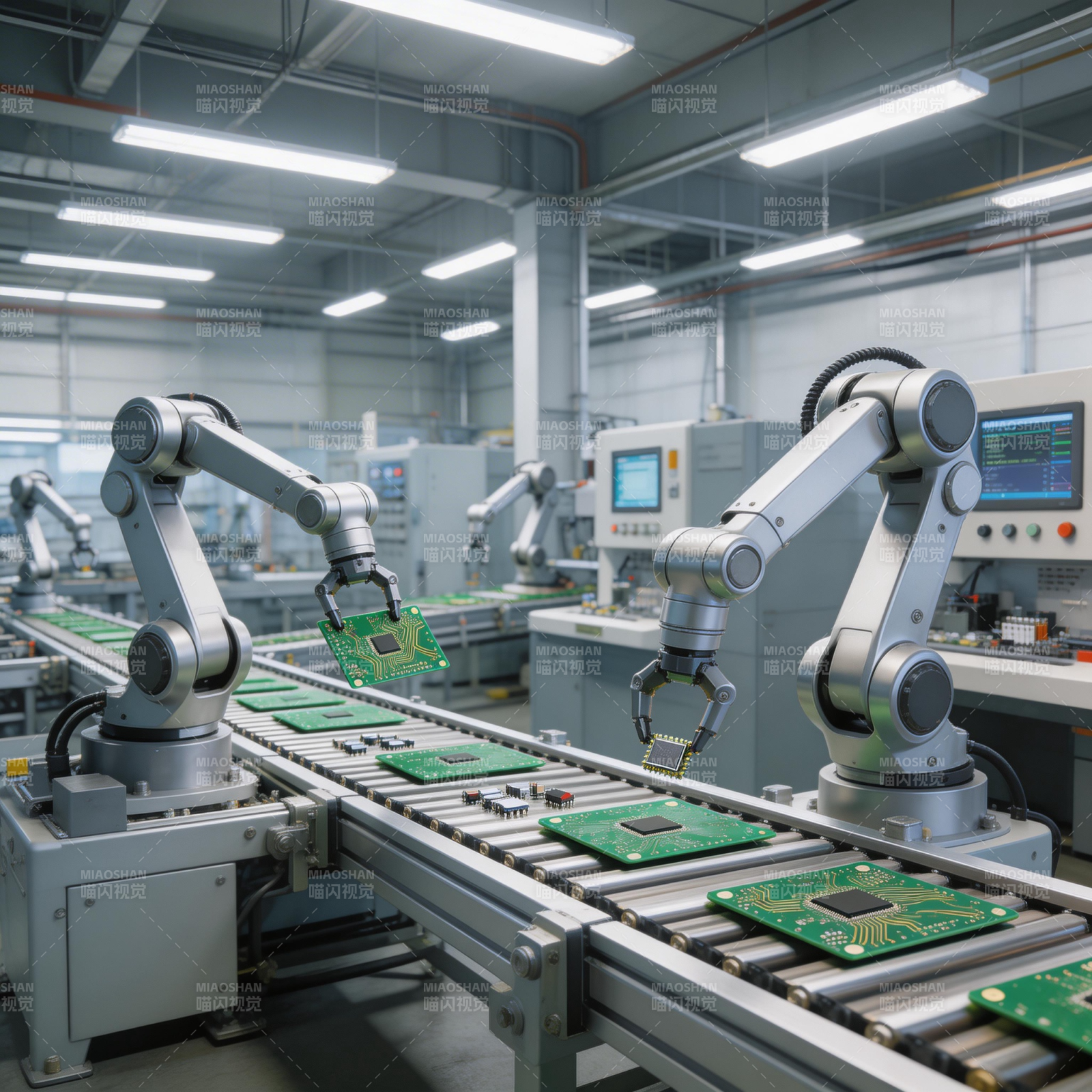 智能工厂自动化生产图片