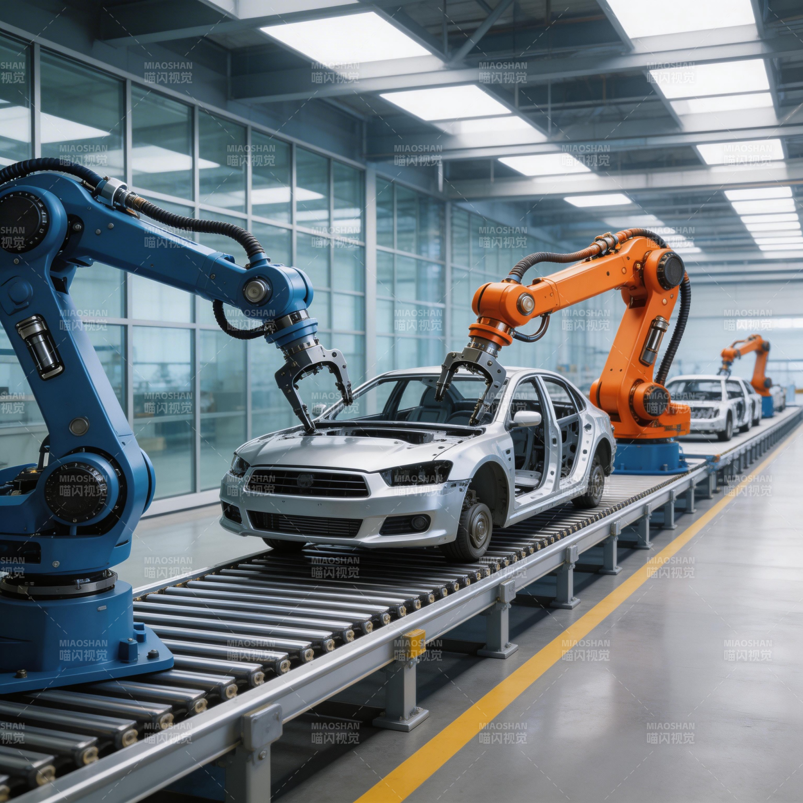智能汽车生产线图片
