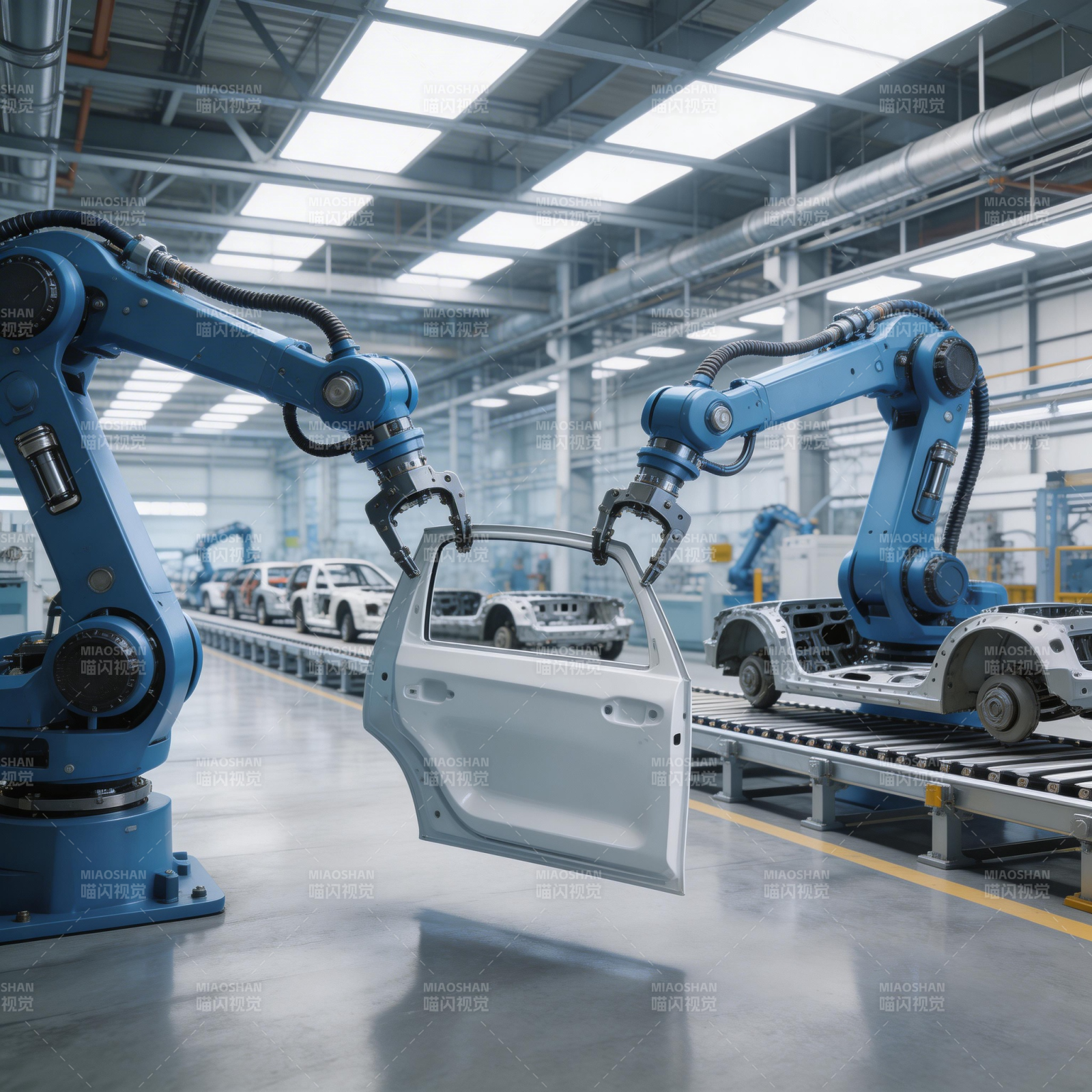 智能工厂汽车组装图片