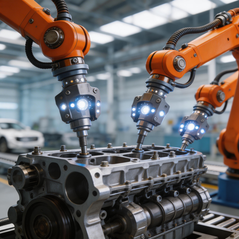 智能机器人装配引擎图片