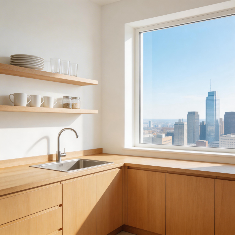 城市厨房美景图片