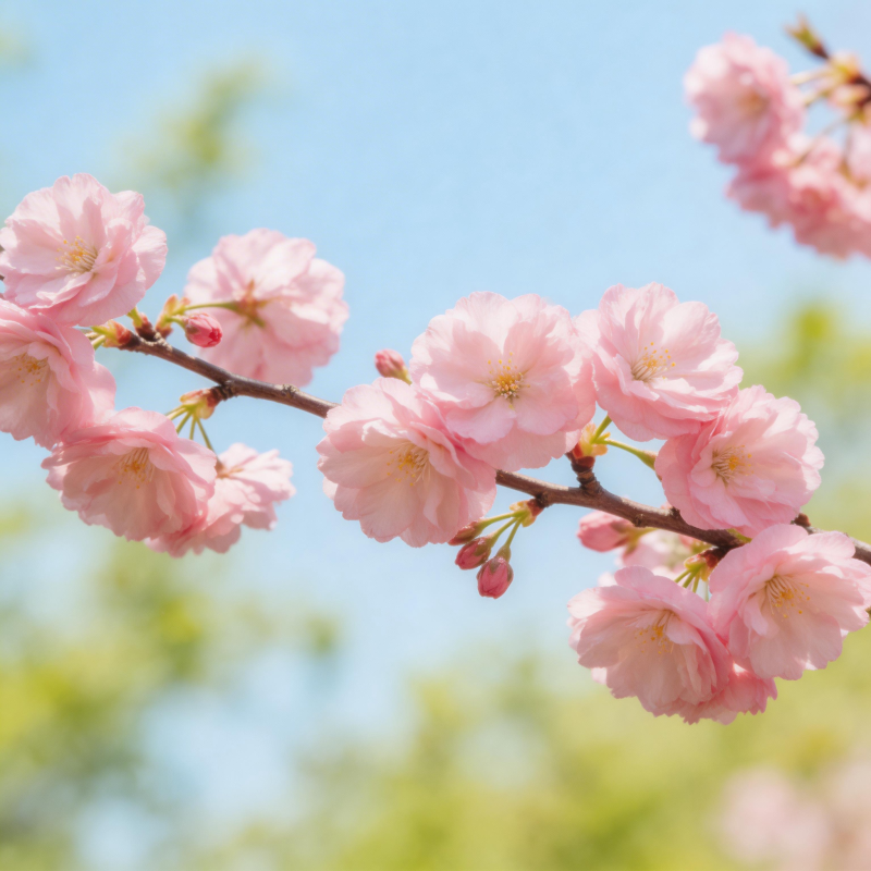 樱花绽放春意浓图片
