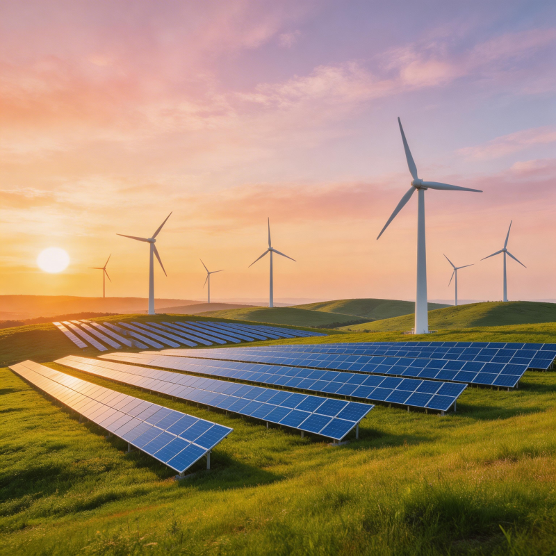 风光互补 绿色能源图片