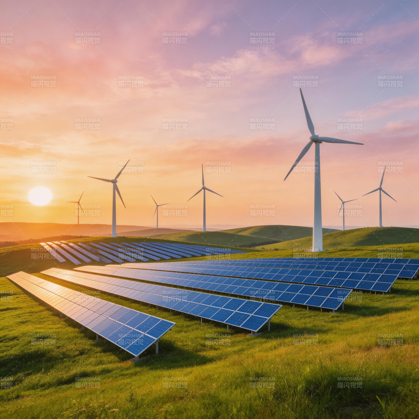 风光互补 绿色能源图片