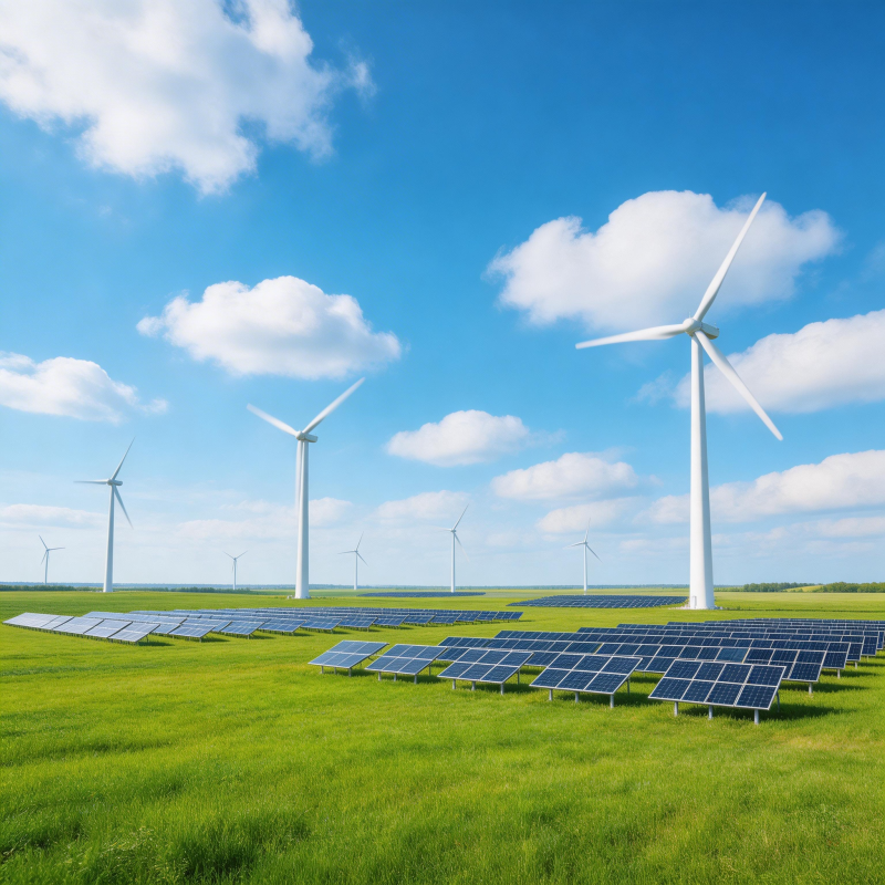 风光互补发电场图片