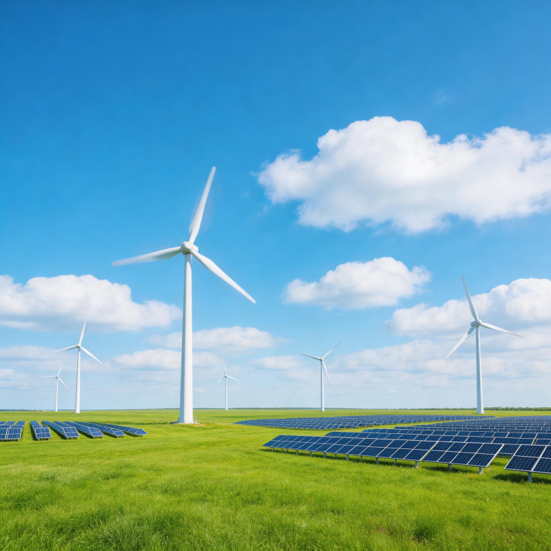 风光互补发电场图片