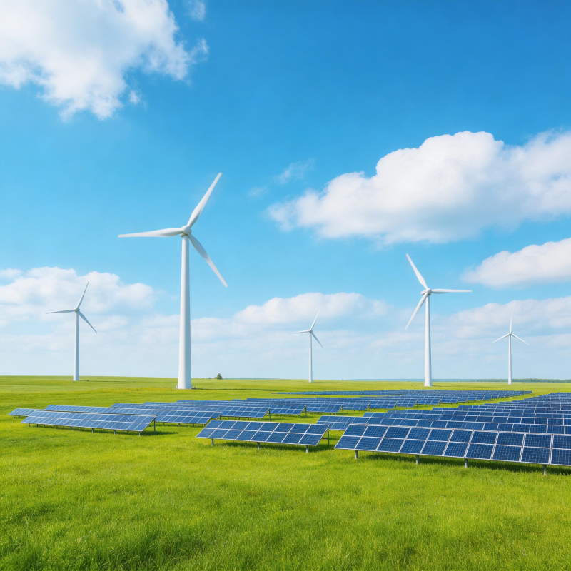 风光互补发电场图片