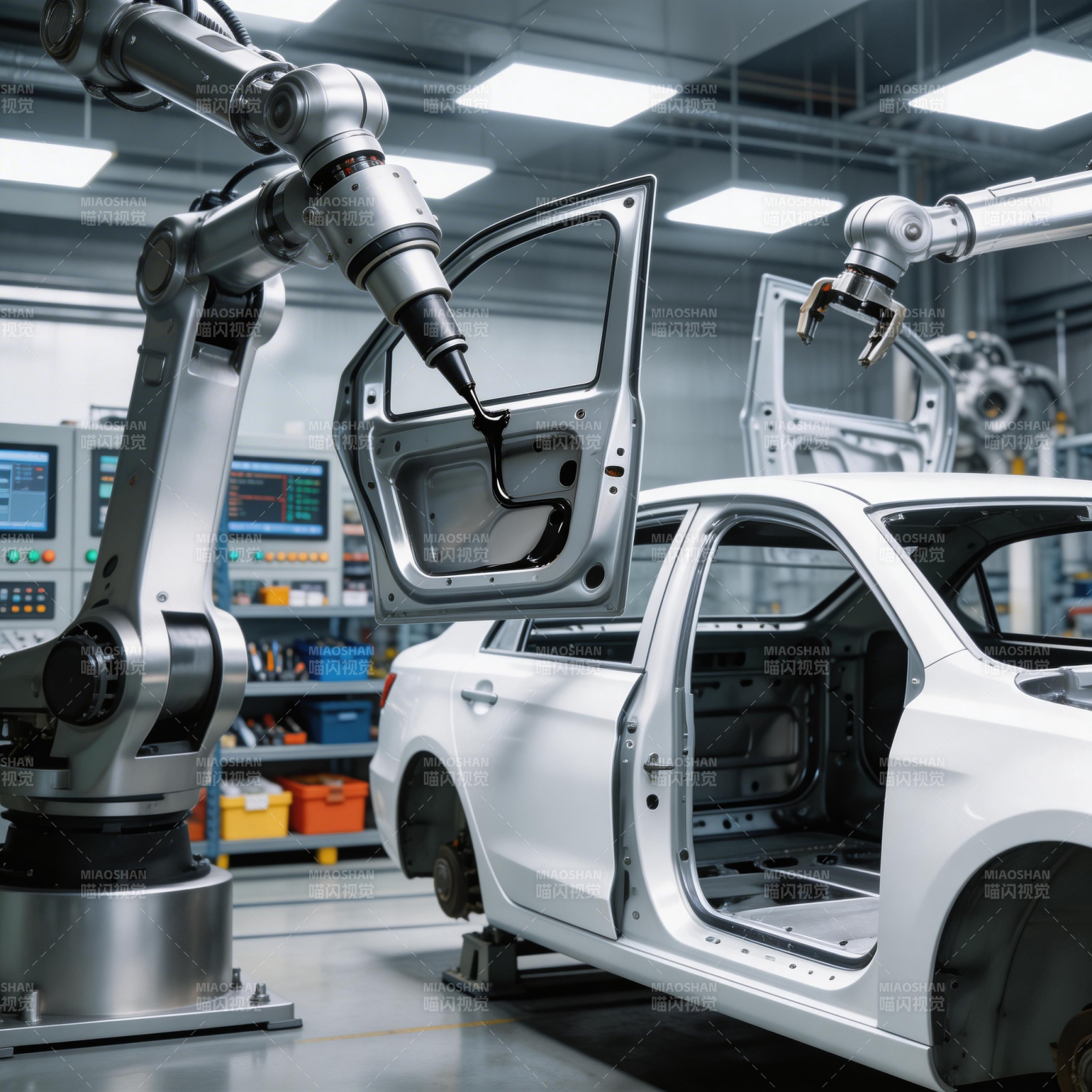 智能汽车生产线图片