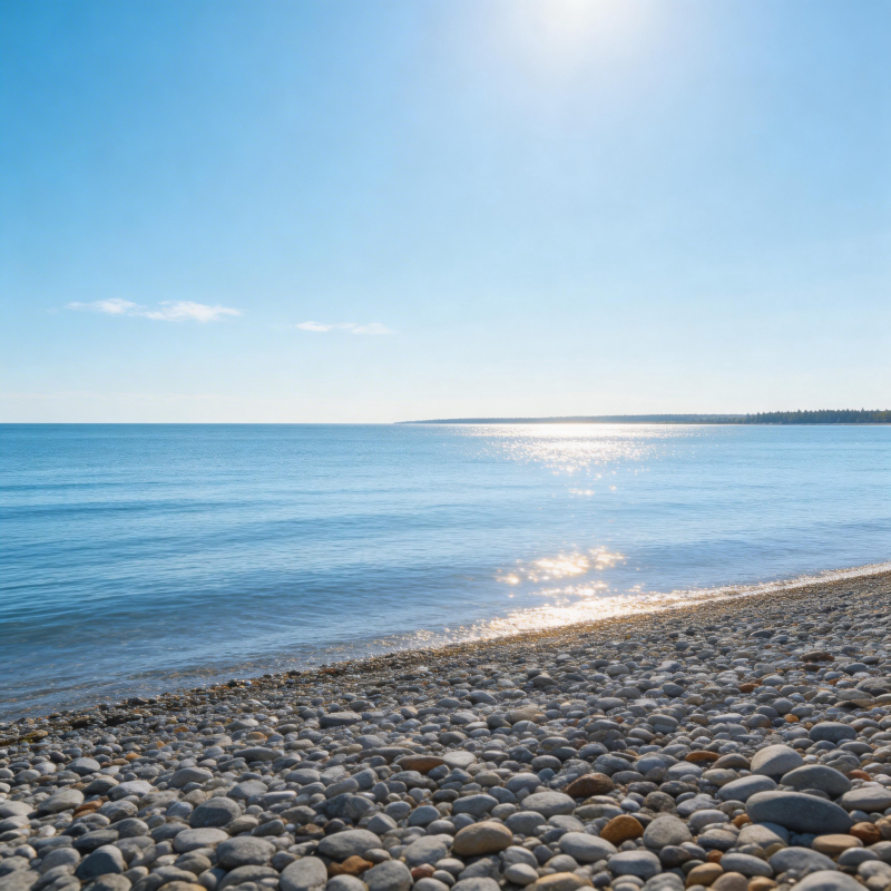 阳光海岸石滩图片