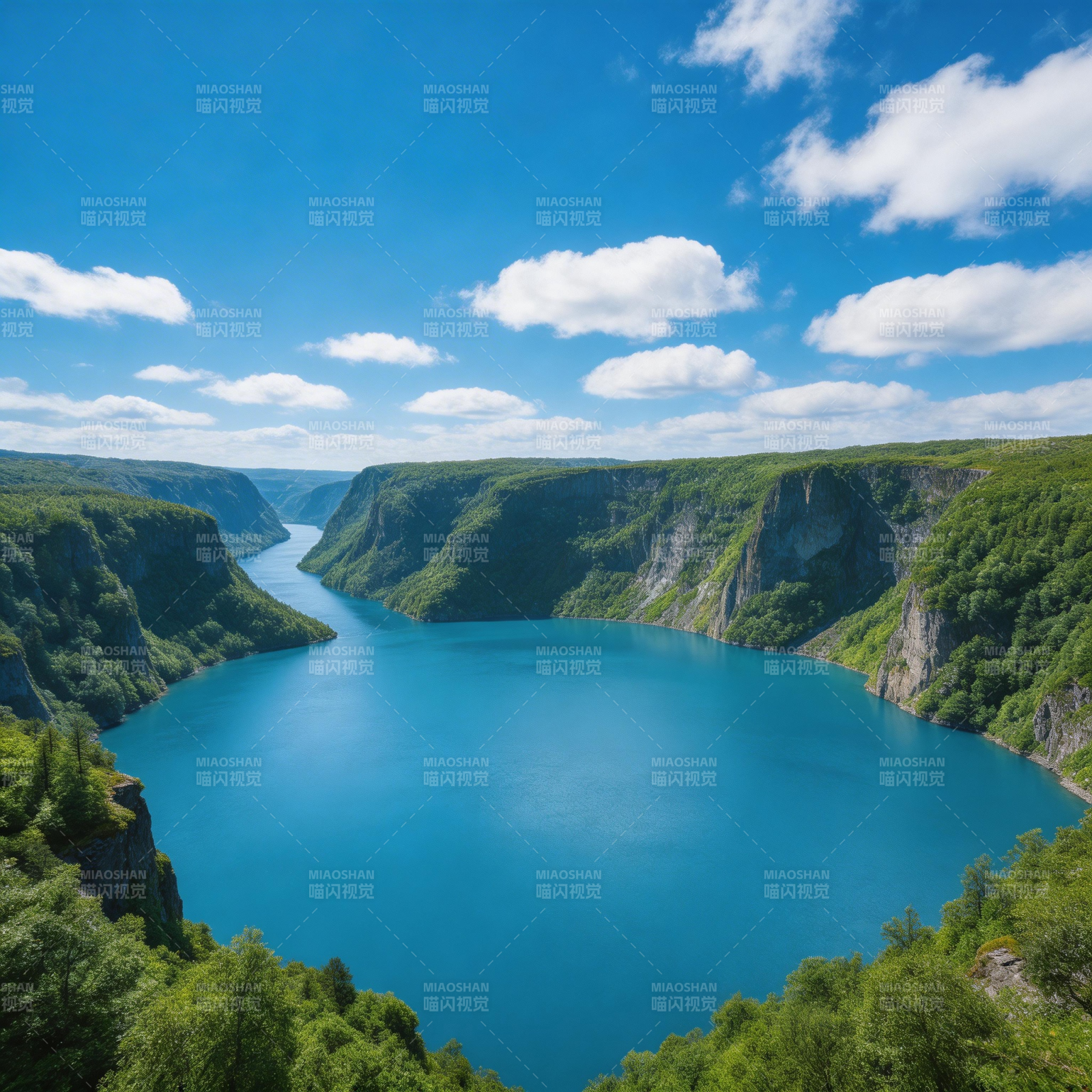 碧湖峡谷风光图片