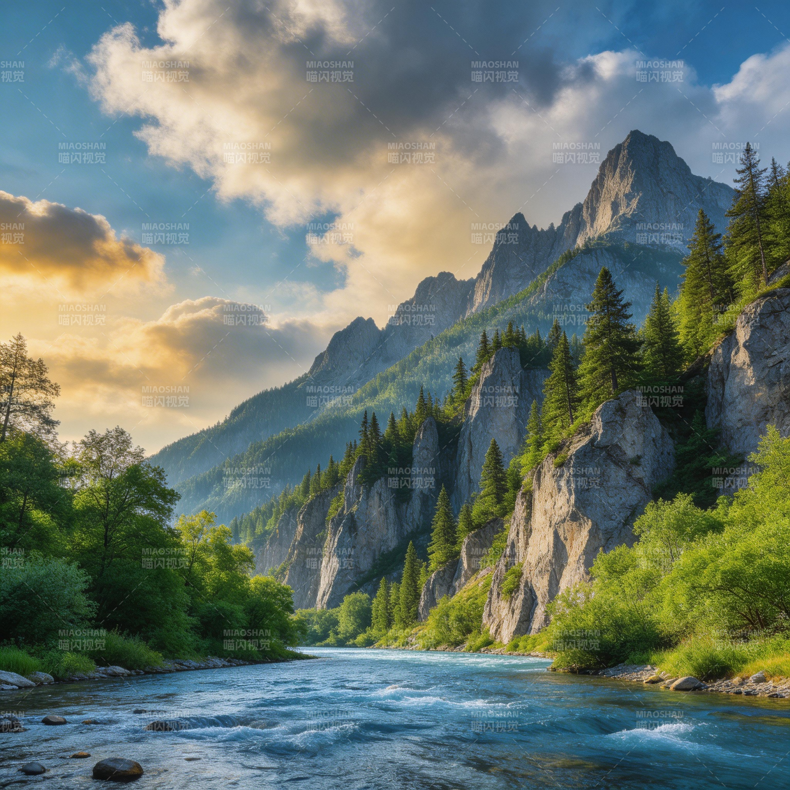 山川河流美景图片