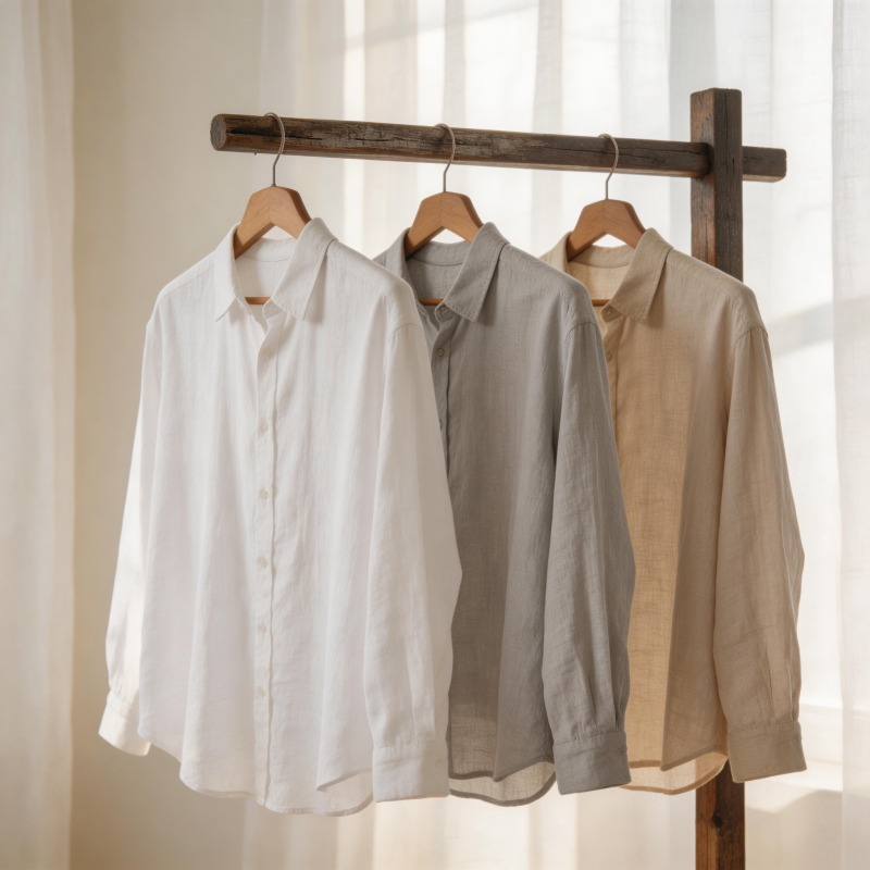 简约三色衬衫展示图片