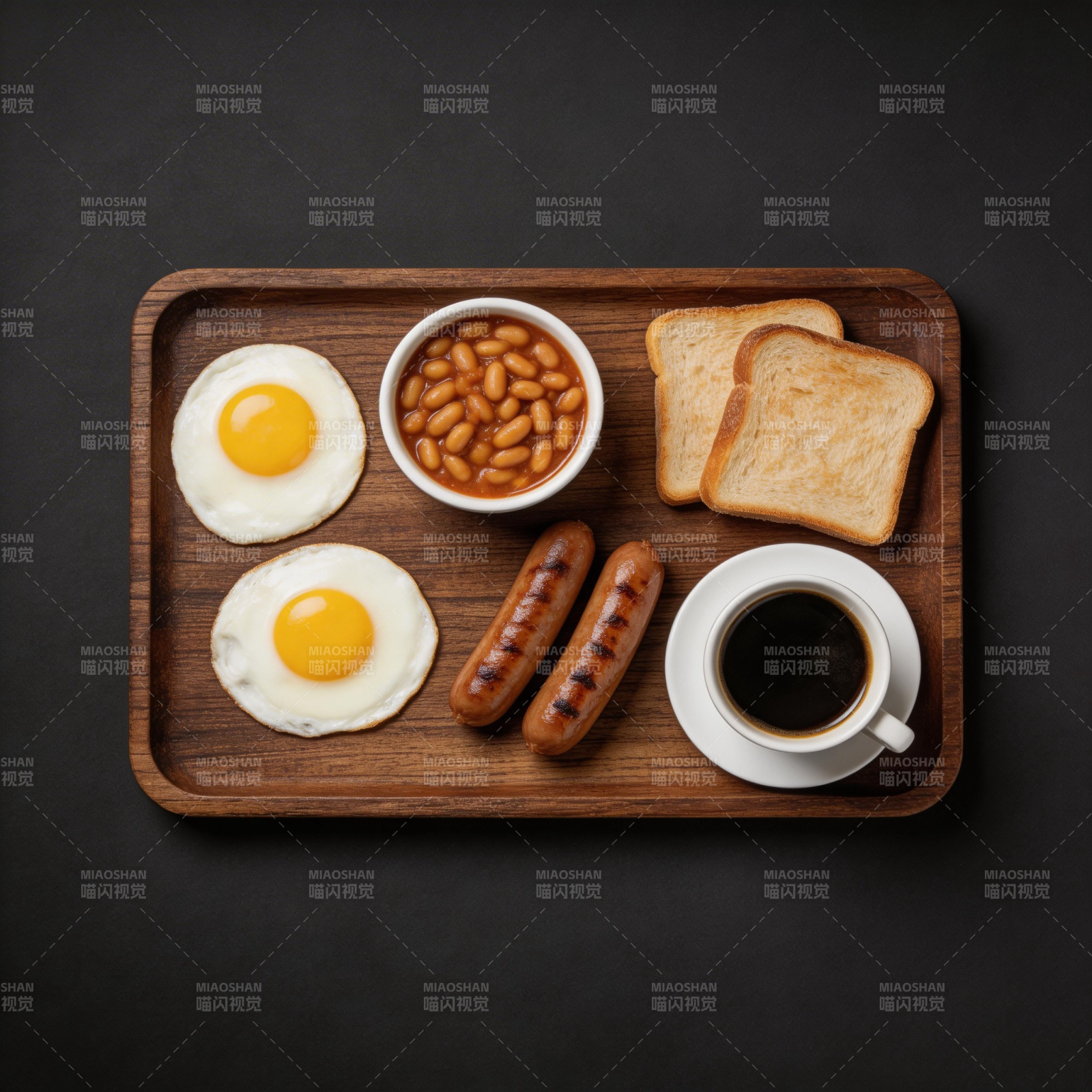 英式早餐拼盘图片