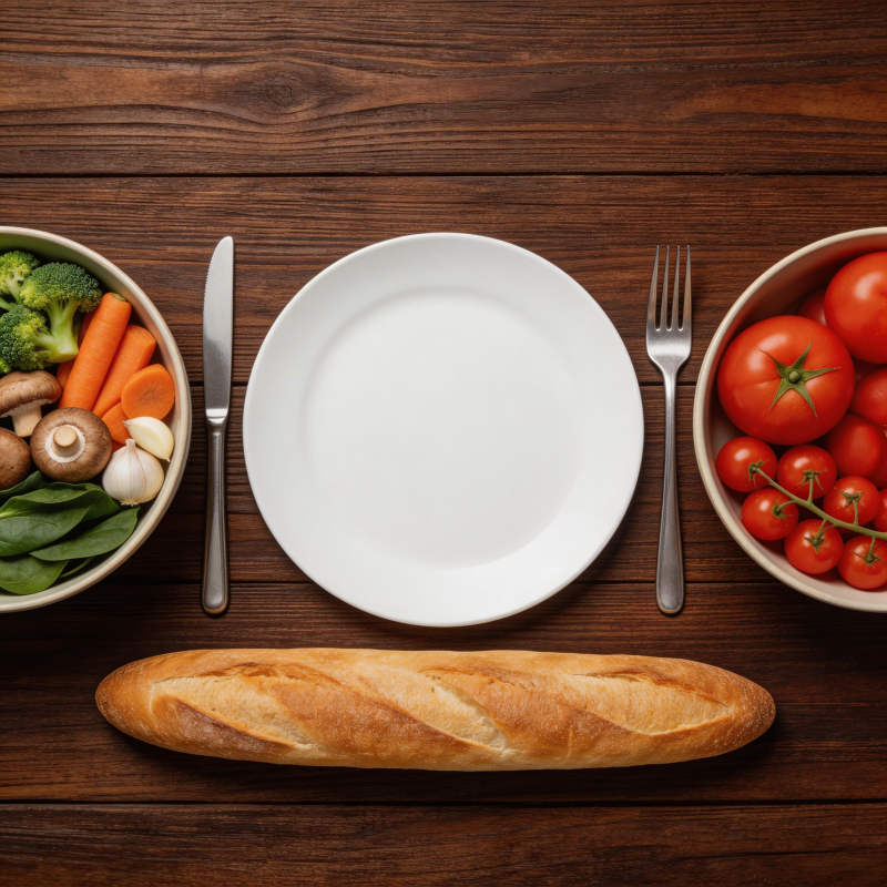 美食待客准备中图片