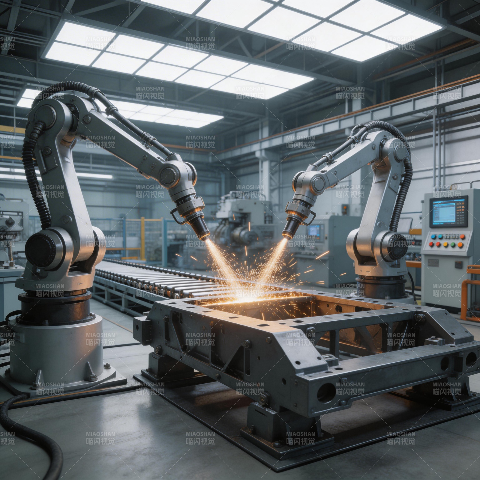 智能焊接机器人图片