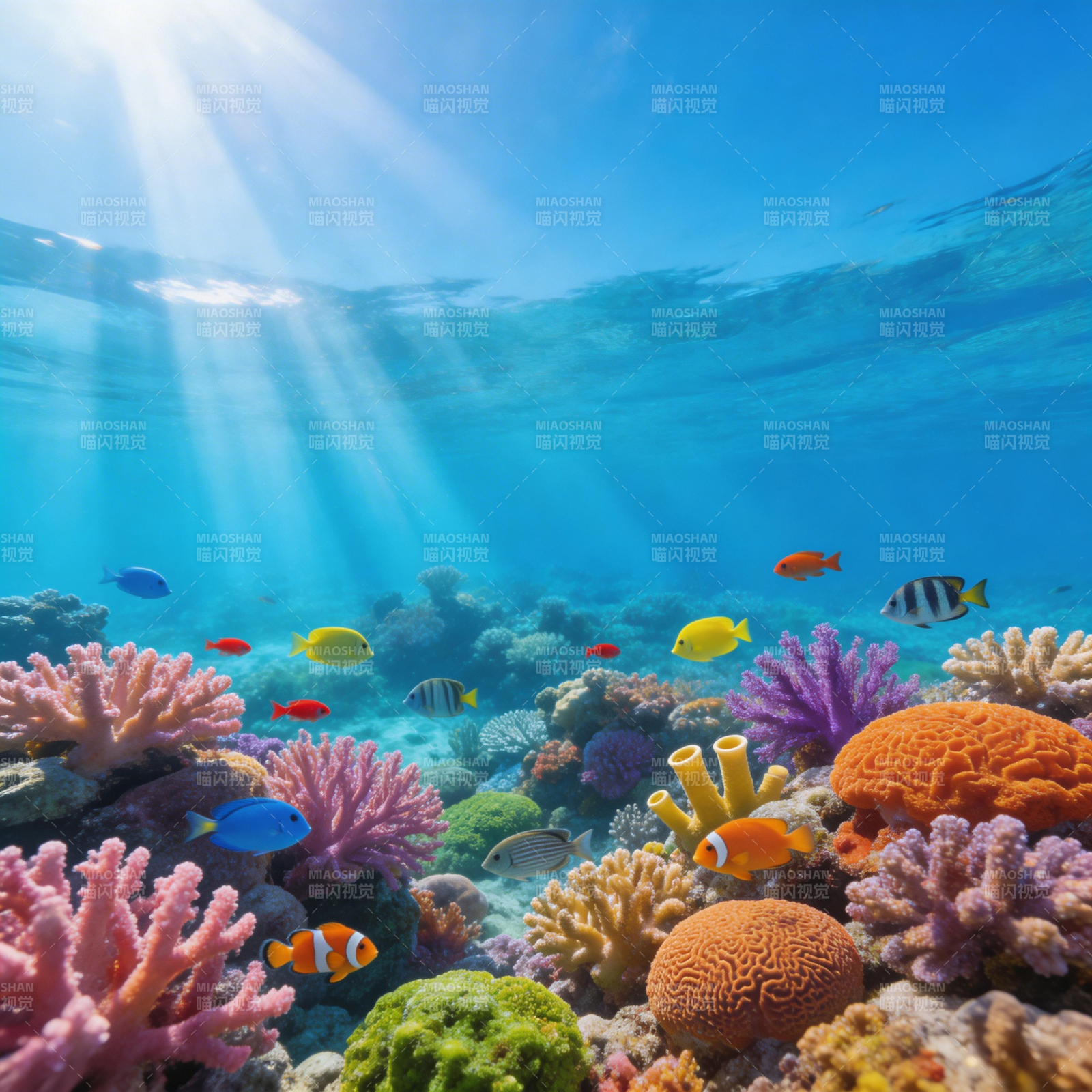 海底珊瑚世界图片