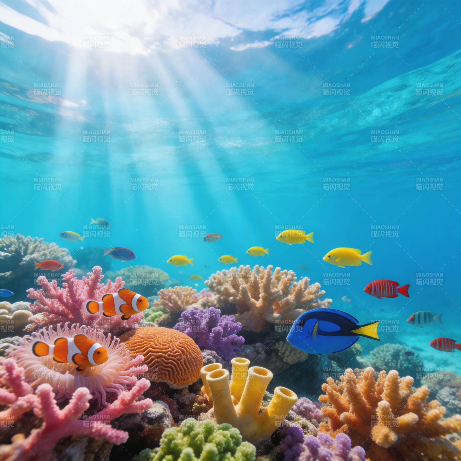 海底世界生机勃勃图片