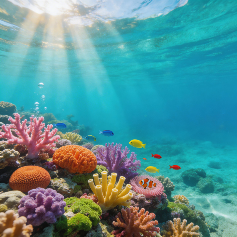 海底珊瑚世界图片