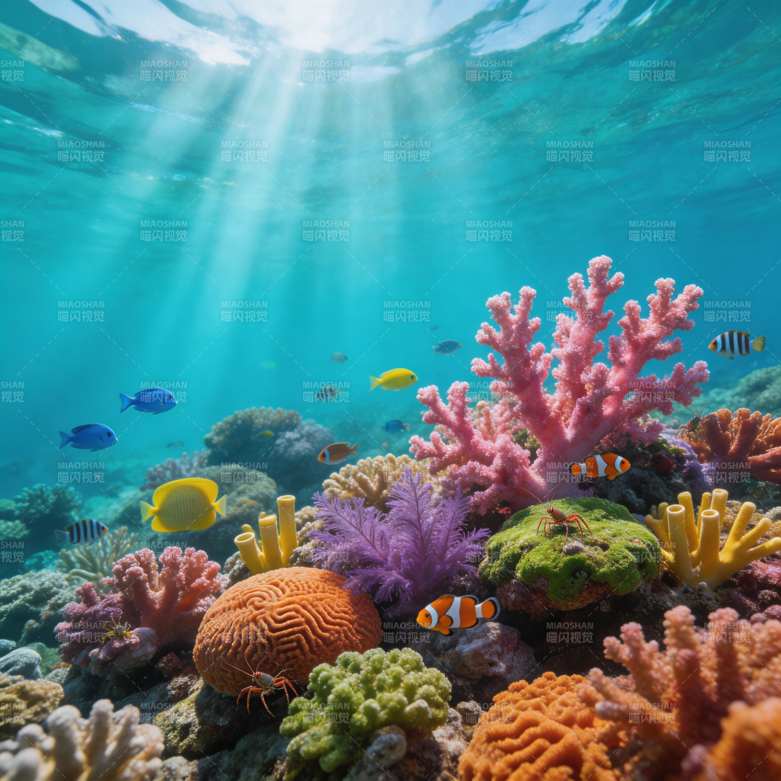 海底珊瑚世界图片