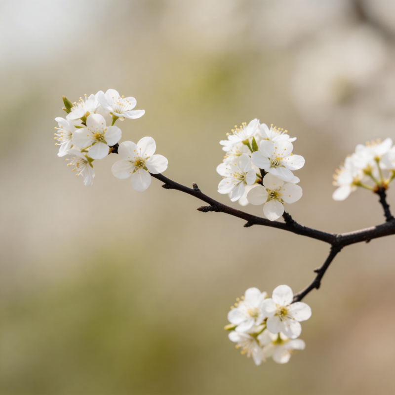 春日花枝绽放图片