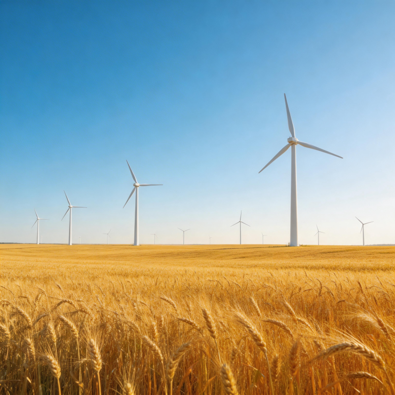 风车田野风光图片