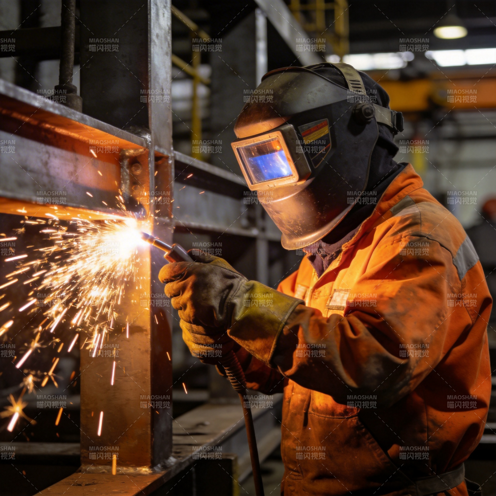 焊工作业现场图片