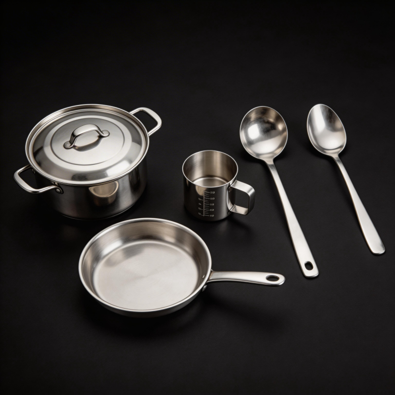 不锈钢厨具套装图片