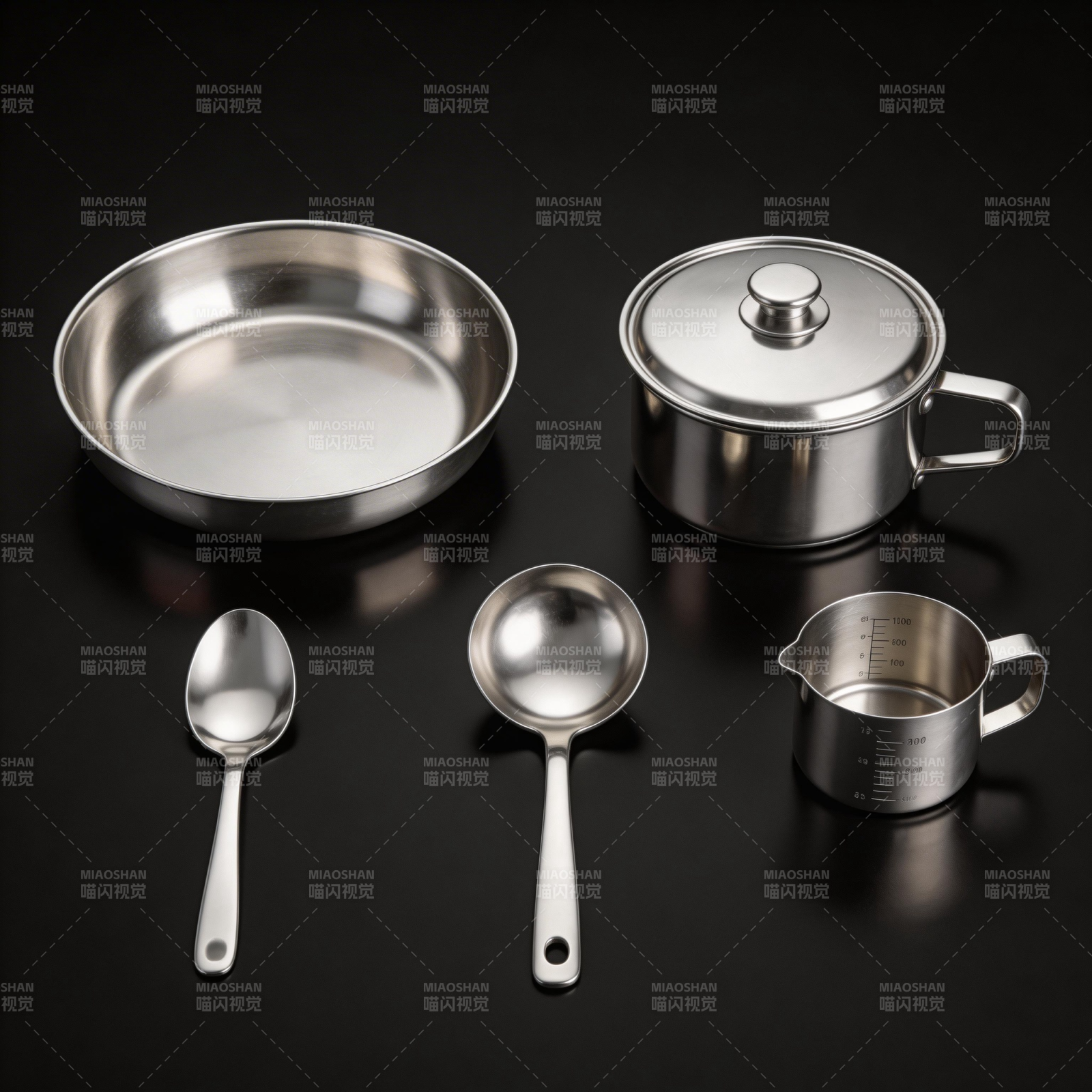 不锈钢厨具套装图片