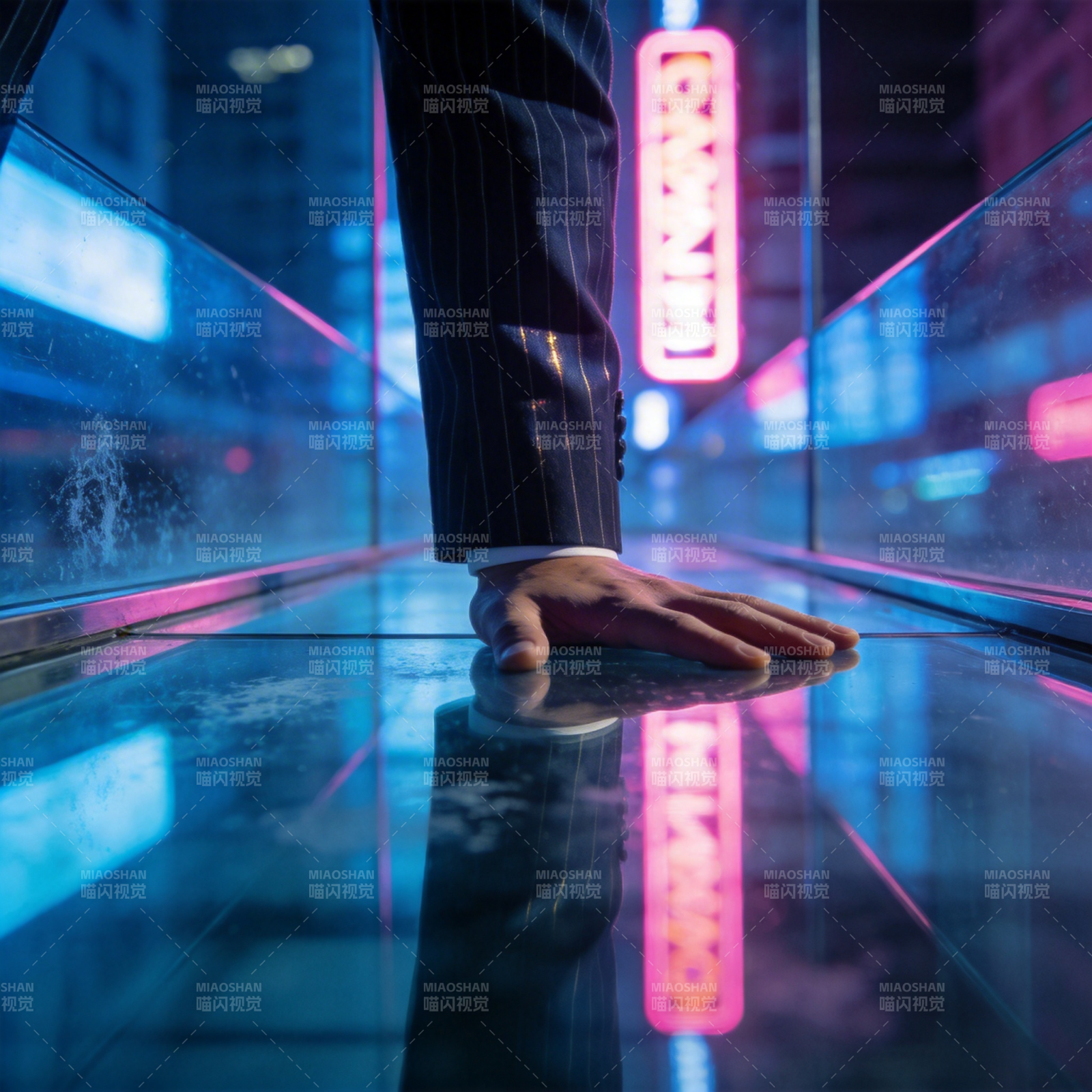 霓虹都市夜行图片