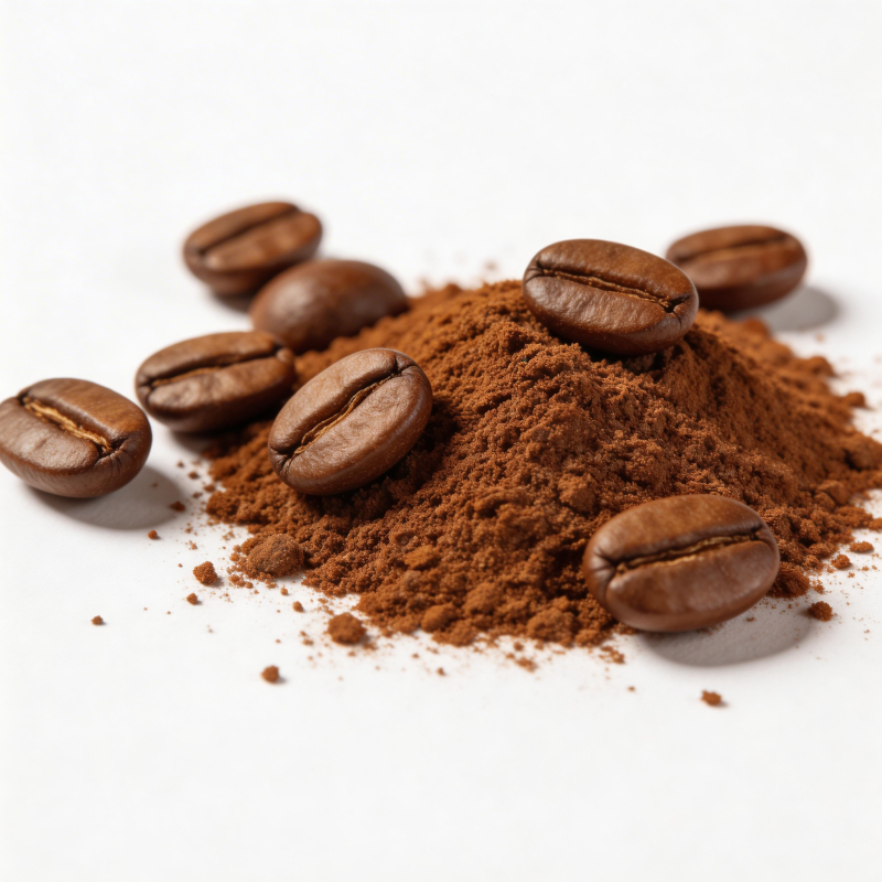咖啡豆与研磨粉图片