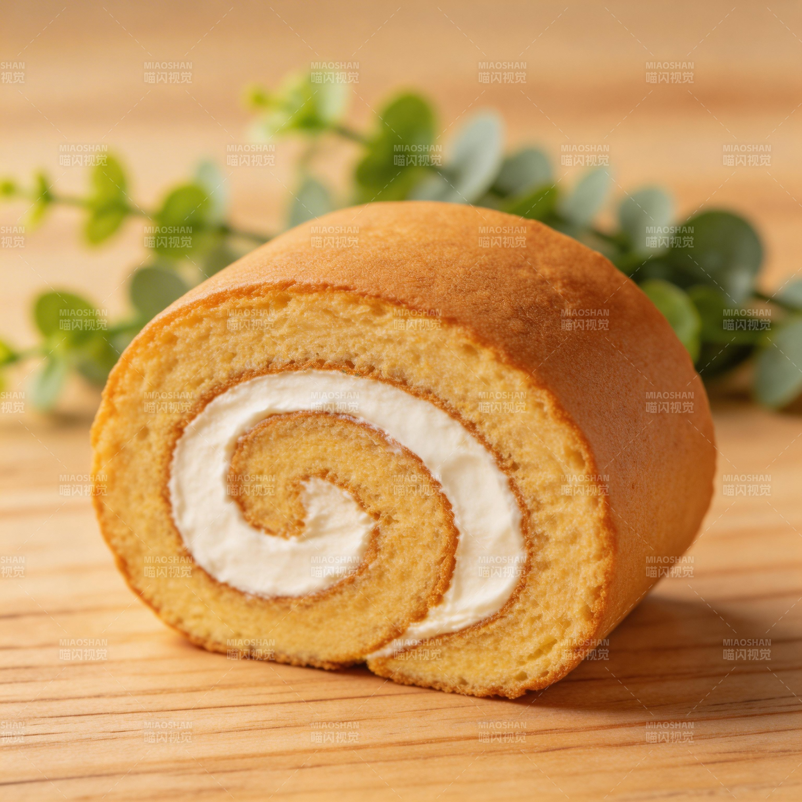 奶油蛋糕卷图片