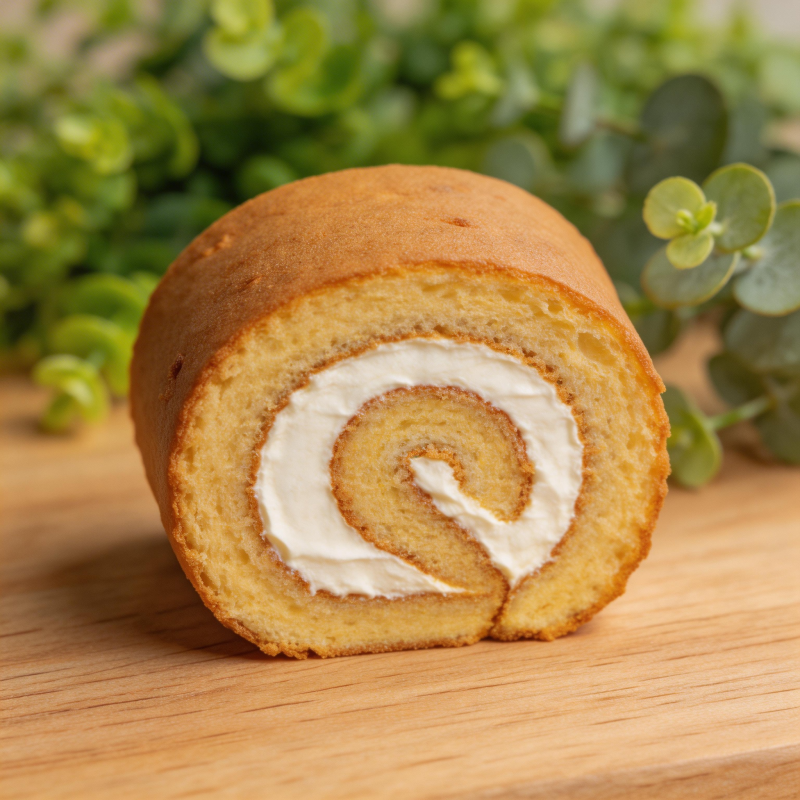 奶油蛋糕卷图片