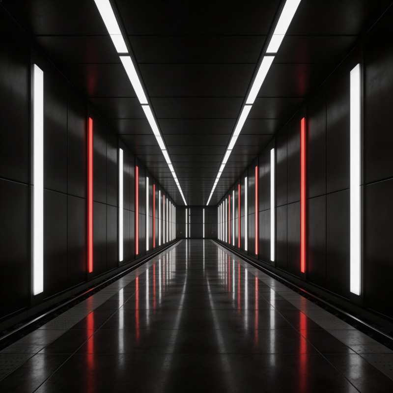 未来走廊光影交错图片