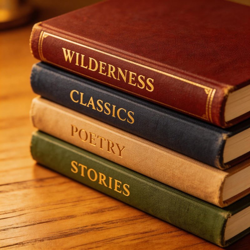 书堆 荒野经典诗篇故事图片