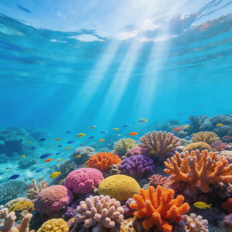 珊瑚礁的绚丽世界图片