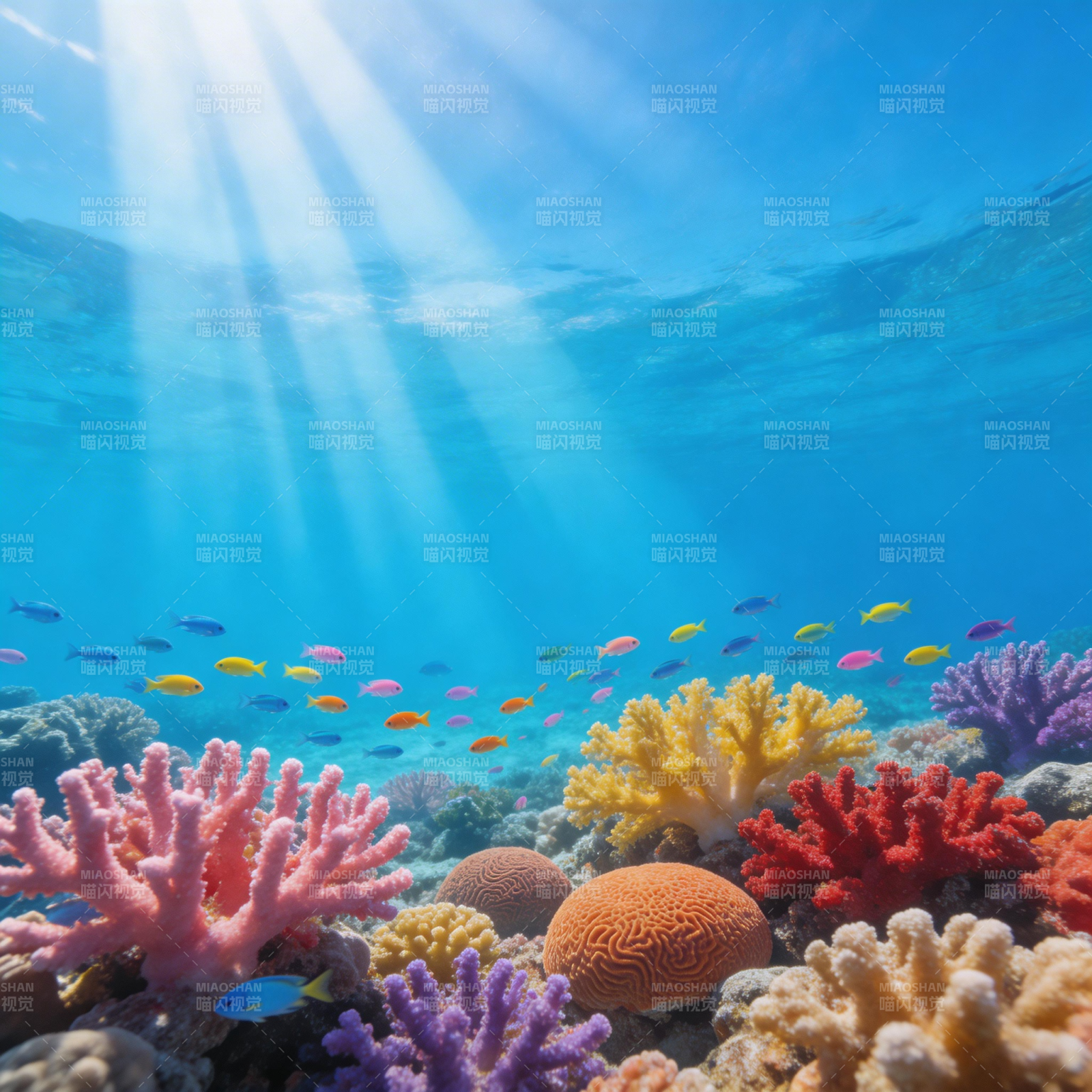 海底珊瑚世界图片