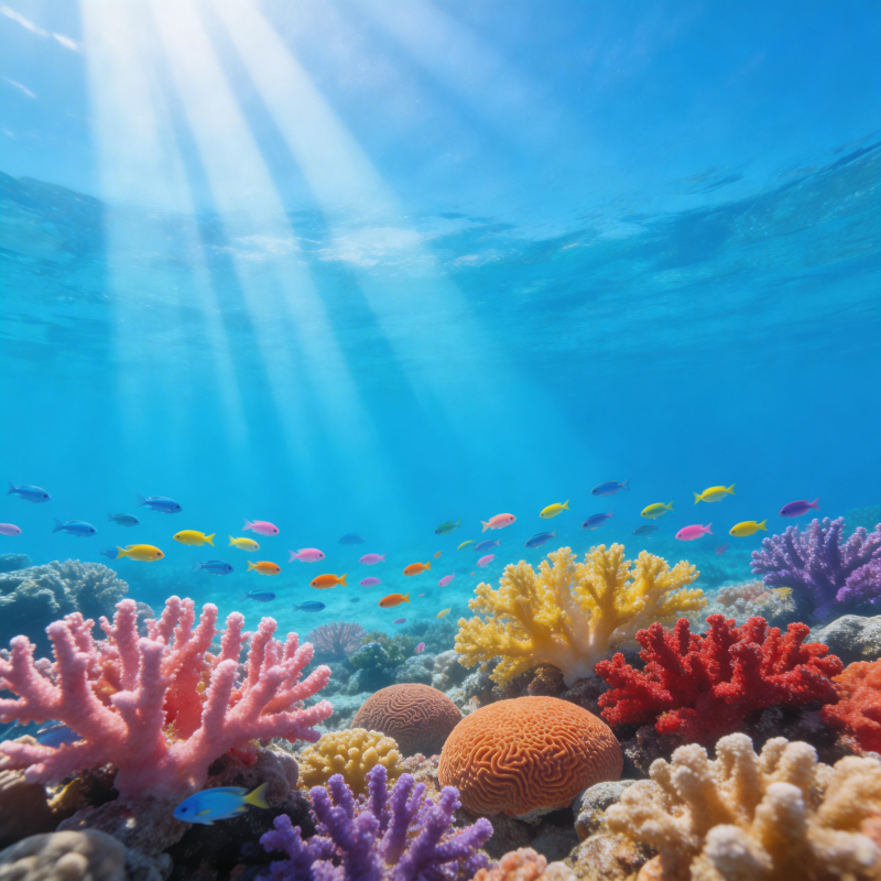 海底珊瑚世界图片