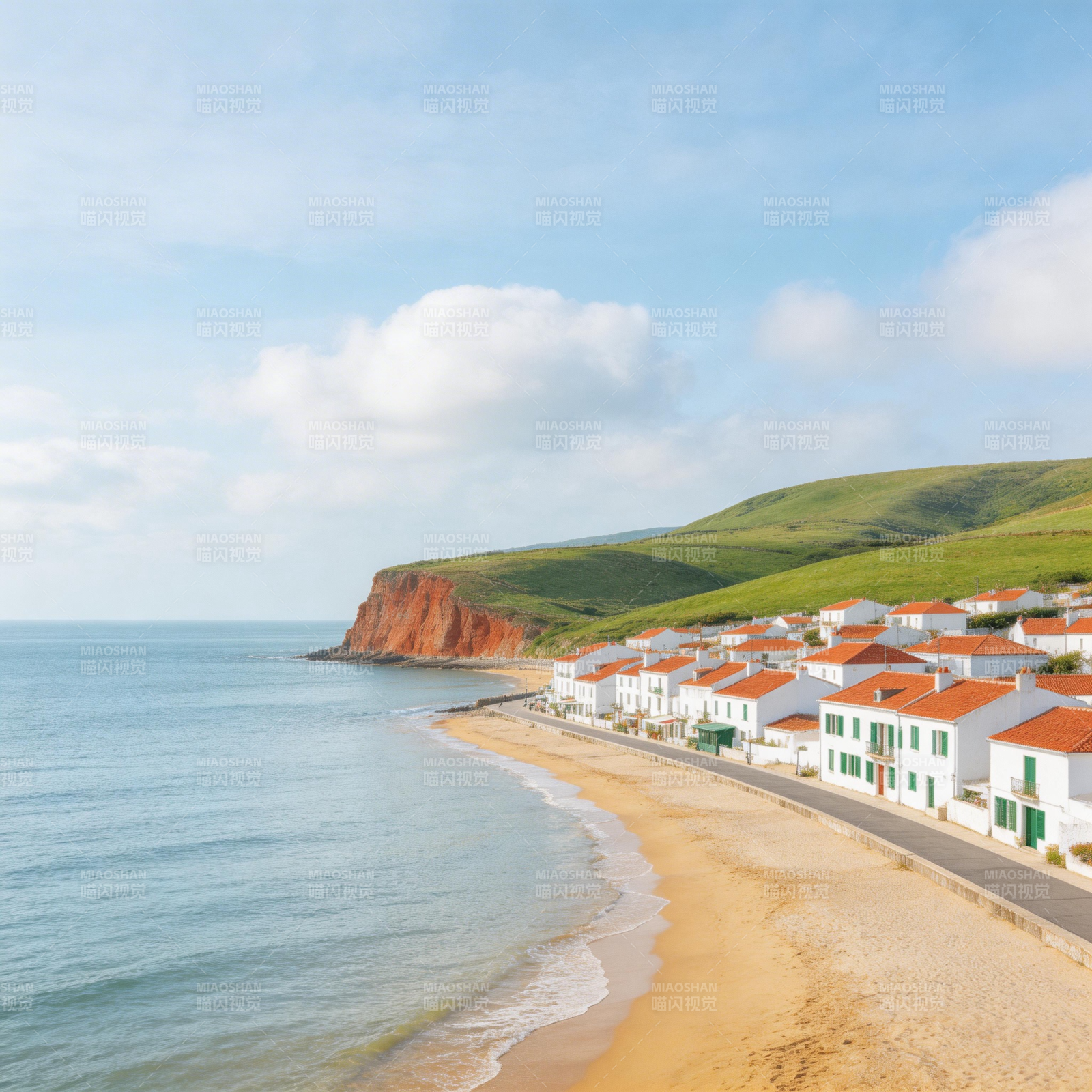 海滨小镇风光图片