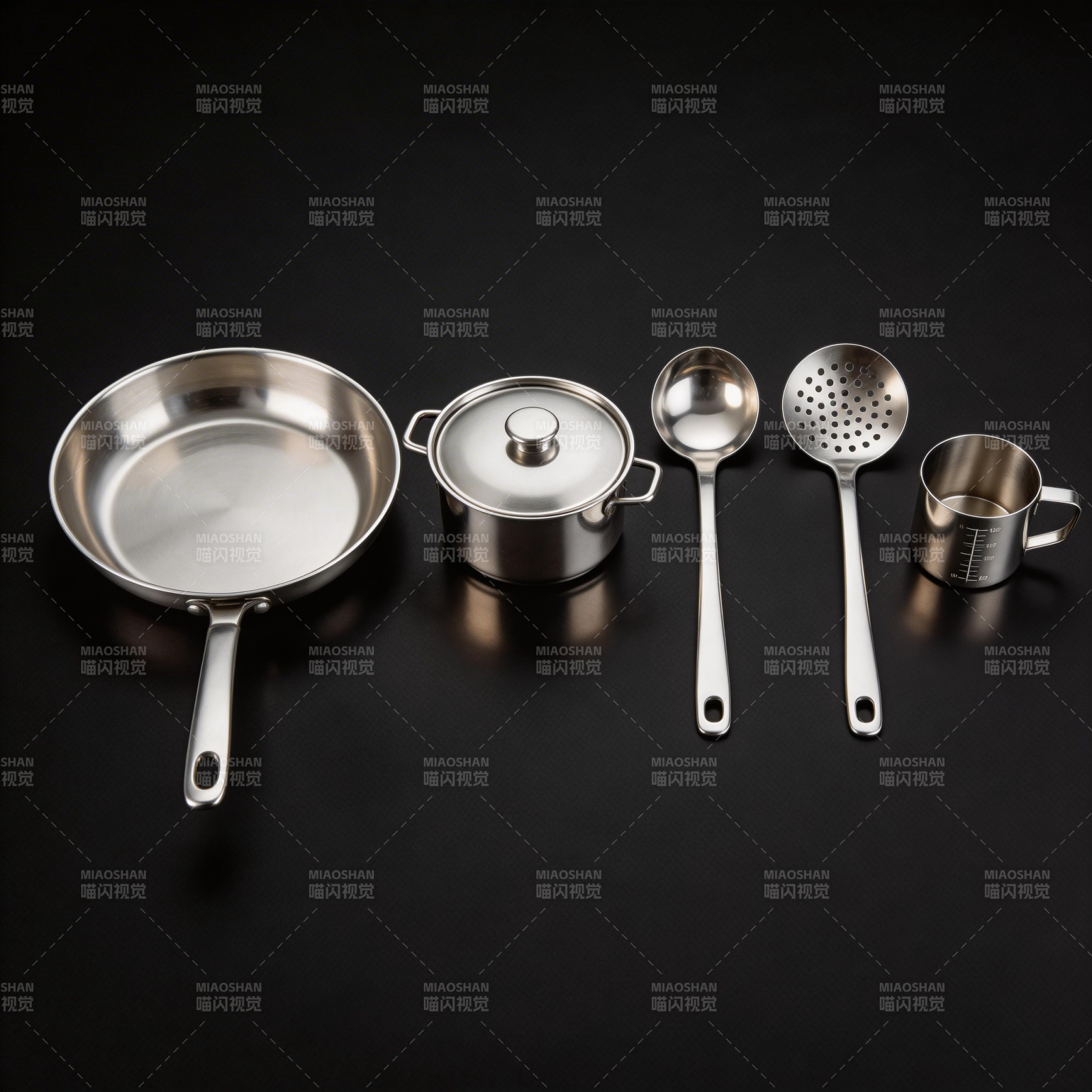 不锈钢厨具套装图片